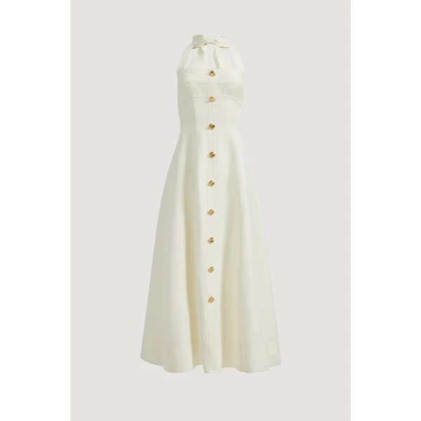 Aje Monroe Halter Midi Dress, view 3