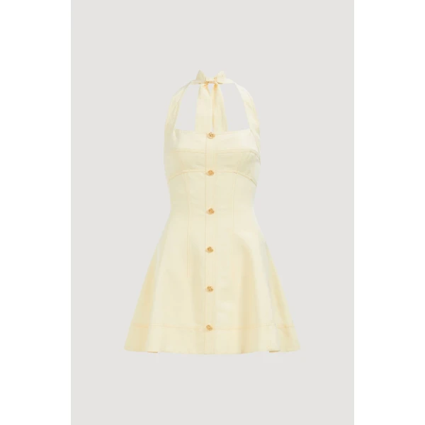 Aje Monroe Halter Mini Dress, view 3