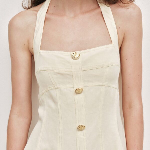 Aje Monroe Halter Mini Dress, view 5