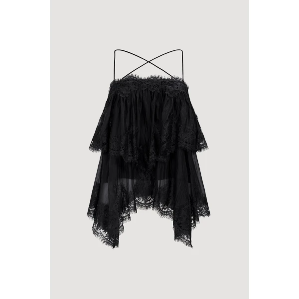 Aje Ophelia Lace Cami, view 3