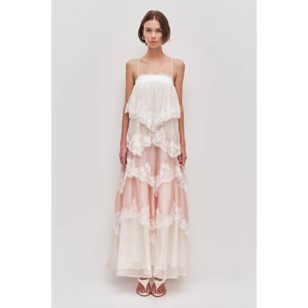 Aje Ophelia Lace Gown, view 2