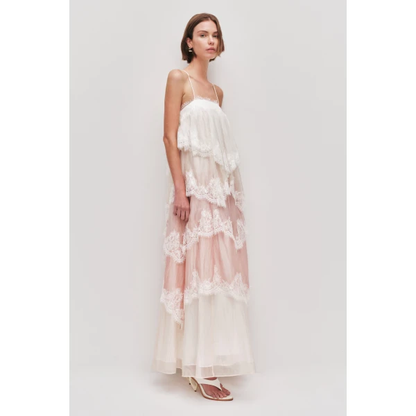 Aje Ophelia Lace Gown, view 5