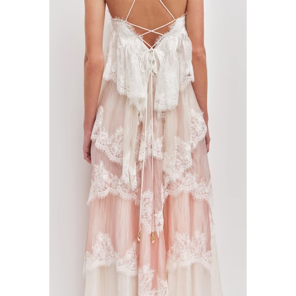 Aje Ophelia Lace Gown, view 6
