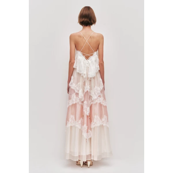 Aje Ophelia Lace Gown, view 7