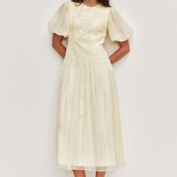 Aje Ophelia Lace Midi Dress, view 2