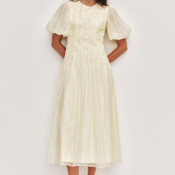 Aje Ophelia Lace Midi Dress, view 5