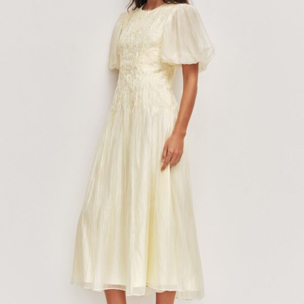 Aje Ophelia Lace Midi Dress, view 6
