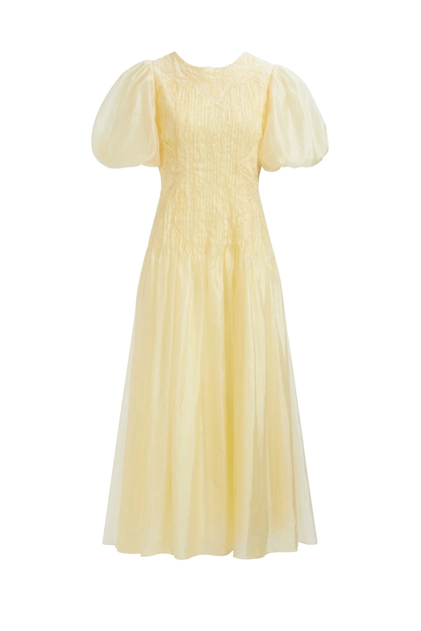 Aje Ophelia Lace Midi Dress