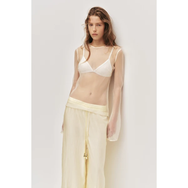 Aje Ophelia Lace Pant, view 4