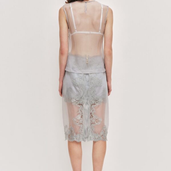 Aje Ophelia Lace Skirt, view 8