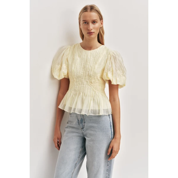 Aje Ophelia Lace Top, view 2