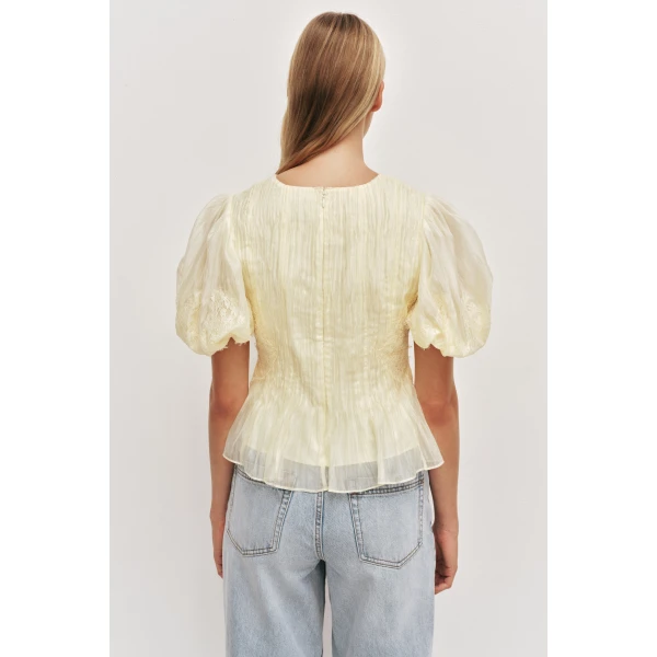 Aje Ophelia Lace Top, view 6