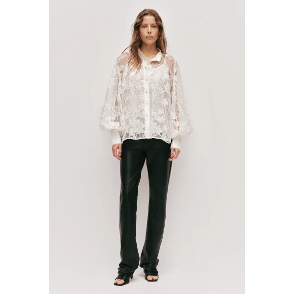 Aje Pippa Lace Blouse, view 2