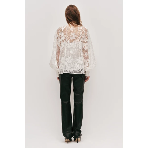 Aje Pippa Lace Blouse, view 7