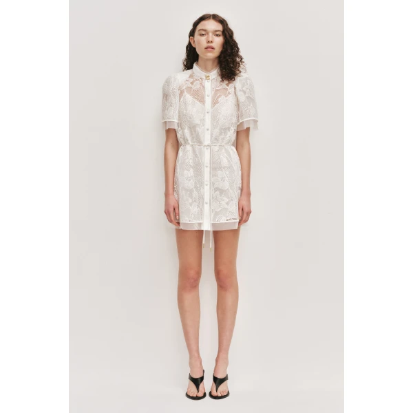 Aje Pippa Lace Mini Dress, view 2