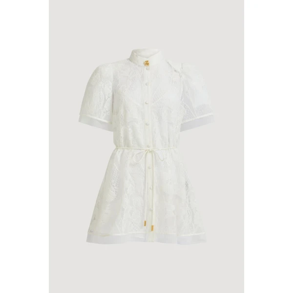 Aje Pippa Lace Mini Dress, view 3