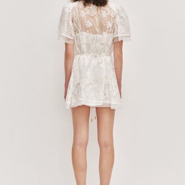 Aje Pippa Lace Mini Dress, view 7