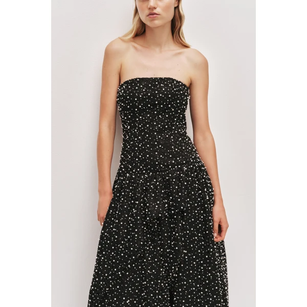 Aje Regina Pearl Gown, view 4