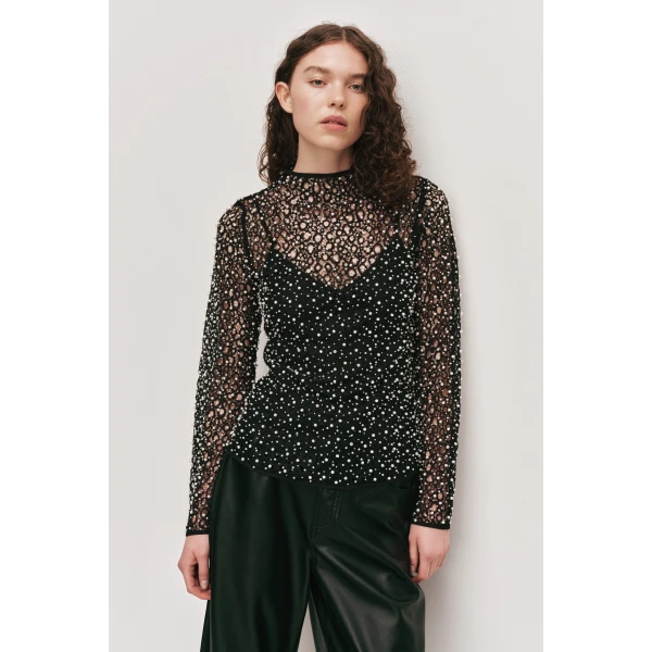 Aje Regina Pearl Top, view 4