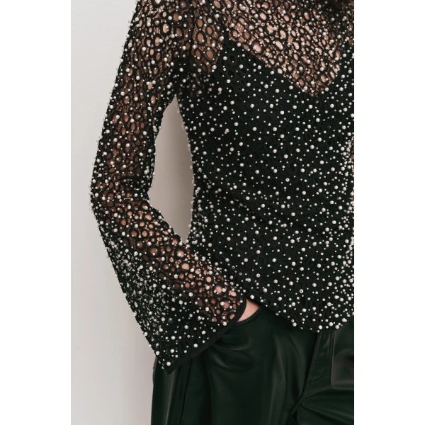 Aje Regina Pearl Top, view 5