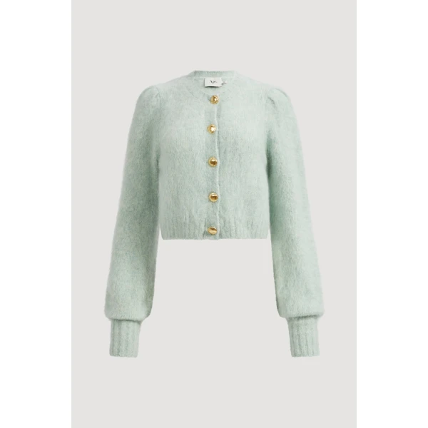 Aje Renee Fluffy Cardigan, view 3