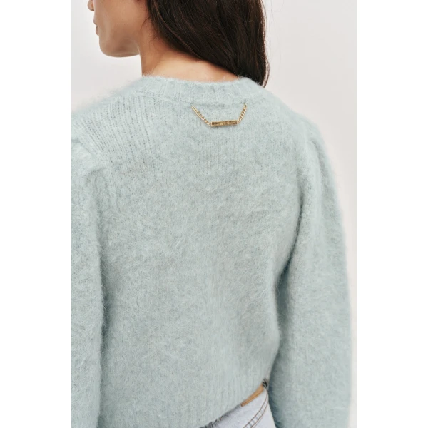 Aje Renee Fluffy Cardigan, view 5