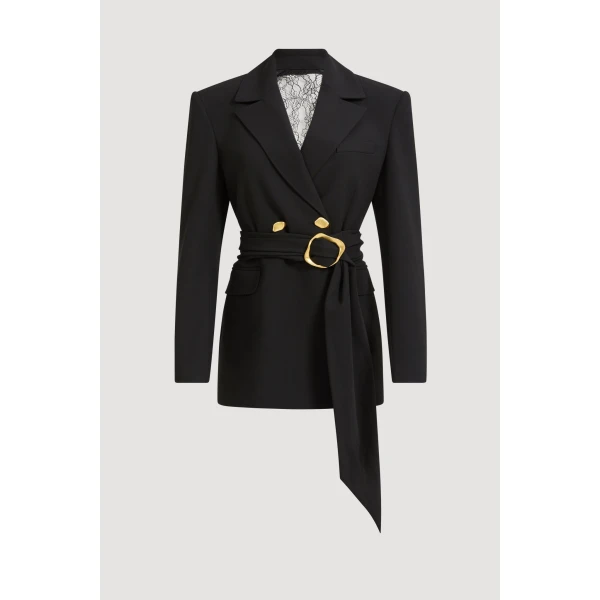 Aje Simone Lace Back Blazer, view 3