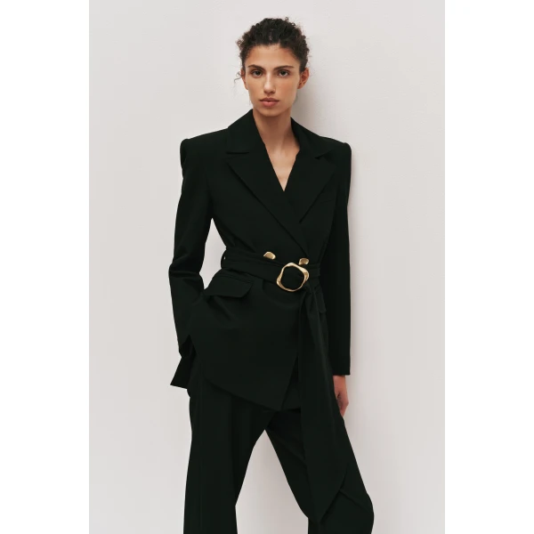 Aje Simone Lace Back Blazer, view 4