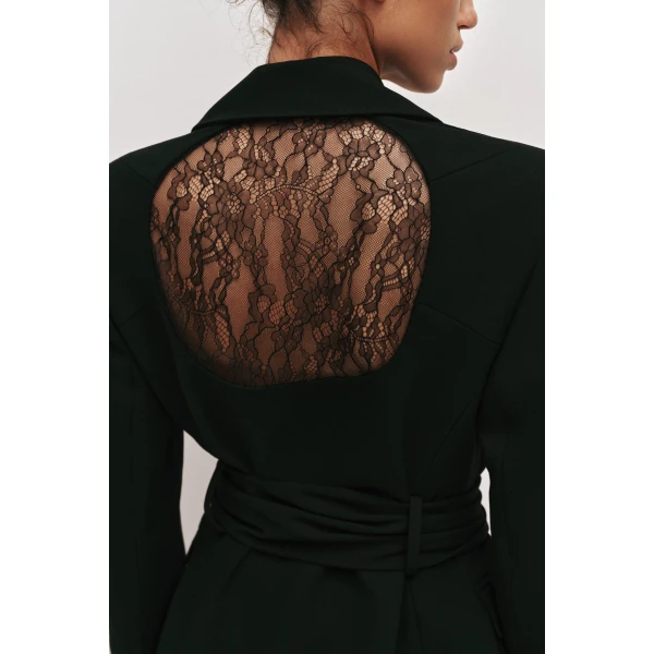 Aje Simone Lace Back Blazer, view 6