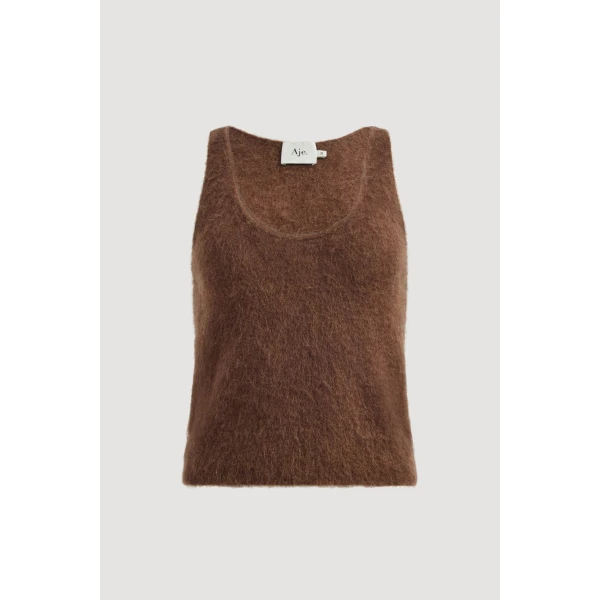Aje Tansy Fluffy Knit Tank, view 3