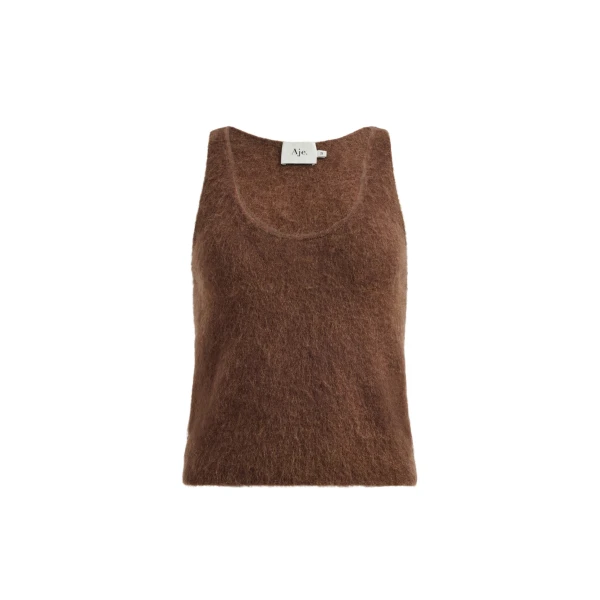 Aje Tansy Fluffy Knit Tank