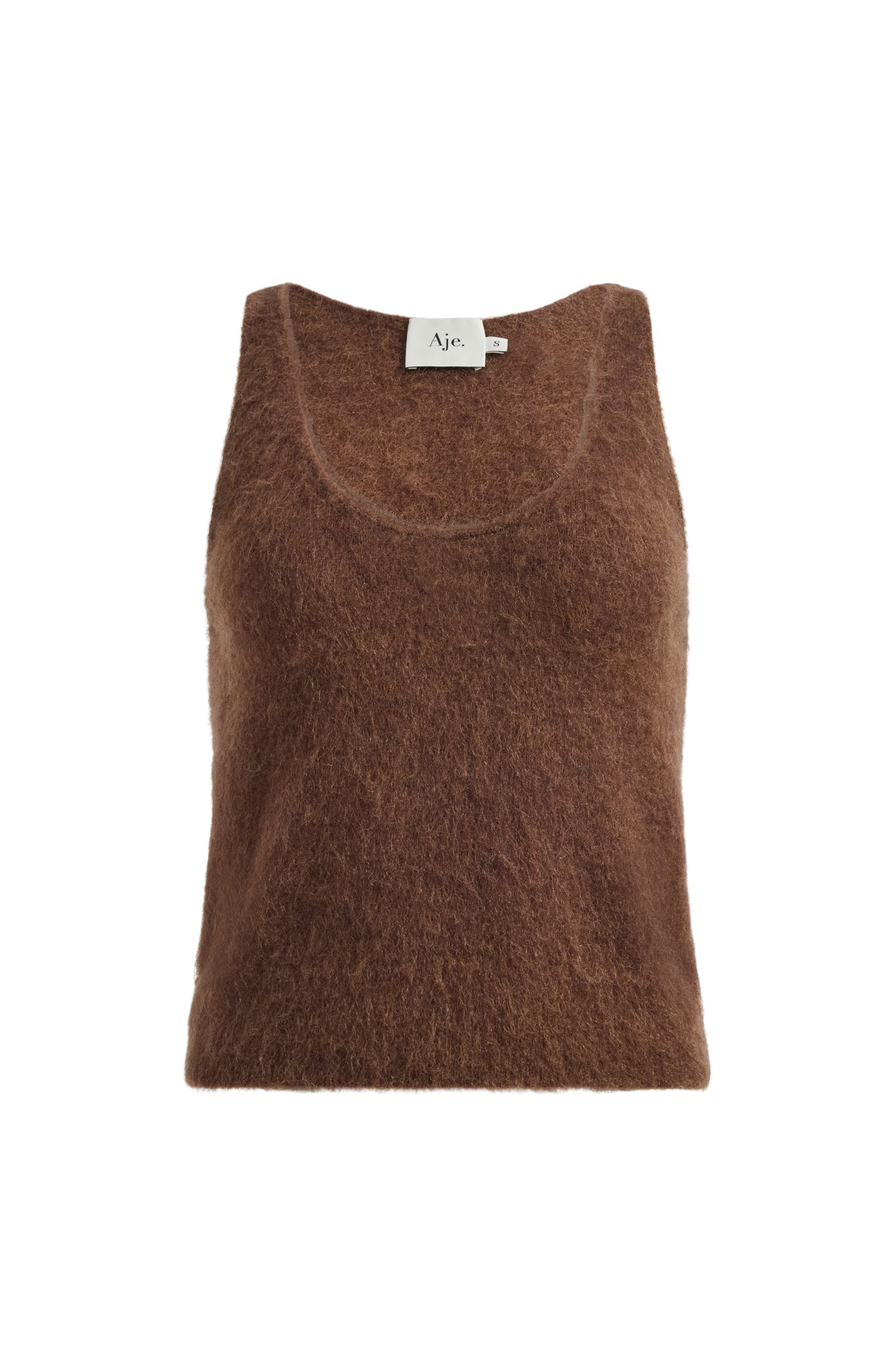 Aje Tansy Fluffy Knit Tank