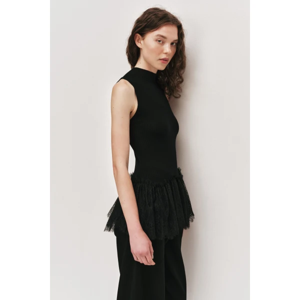 Aje Thalia Knit Top, view 4