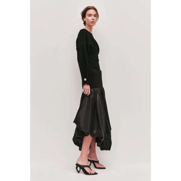 Aje Venetia Knit Midi Skirt, view 6