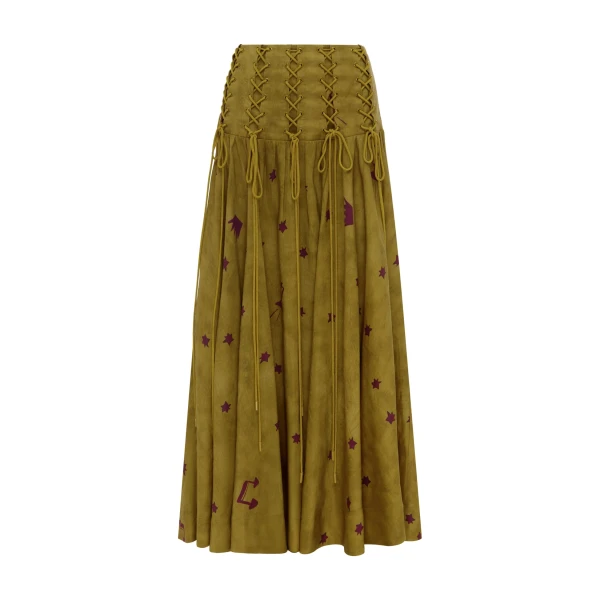 Alemais Astro Skirt Olive