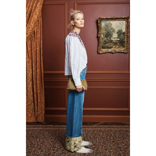 Alemais Bobby Embroidered Shirt, view 3