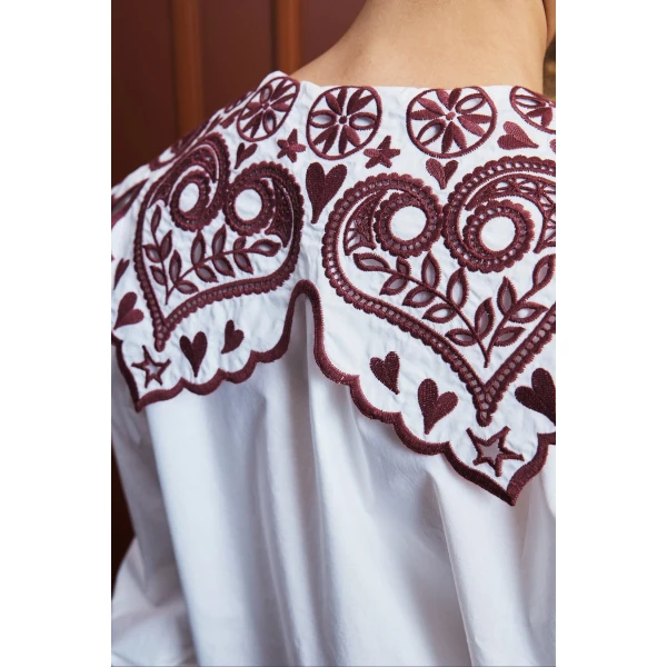 Alemais Bobby Embroidered Shirt, view 5