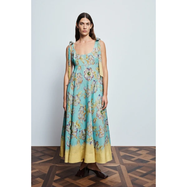 Alemais Jerry Ballet Midi Dress, view 2