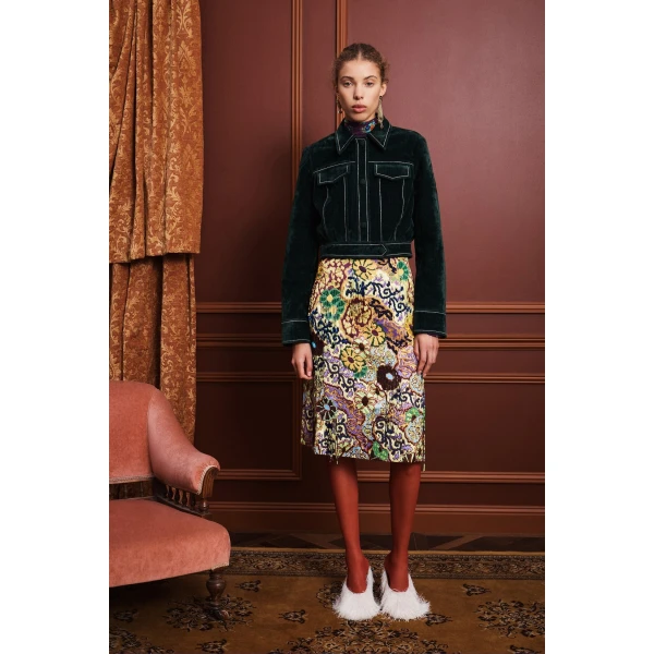 Alemais Joanna Embellished Skirt, view 2