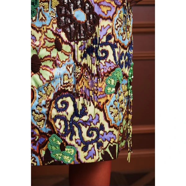 Alemais Joanna Embellished Skirt, view 5