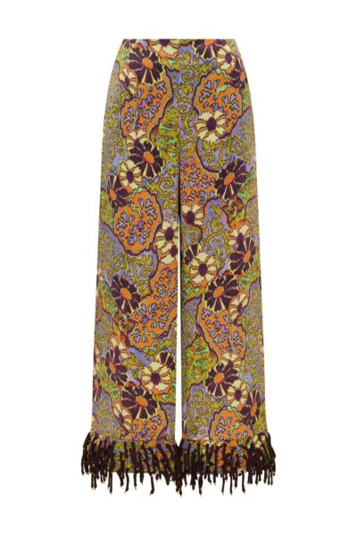 Alemais Joanna Pant  Sustainable Pants with Alémais print -  Luxury Handbags Australian Designer