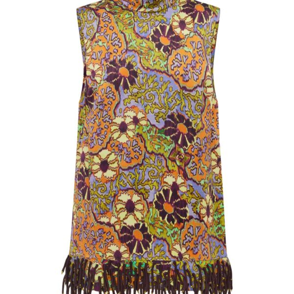 Alemais Joanna Top  Sustainable Tops with Alémais print -  Luxury Handbags Australian Designer
