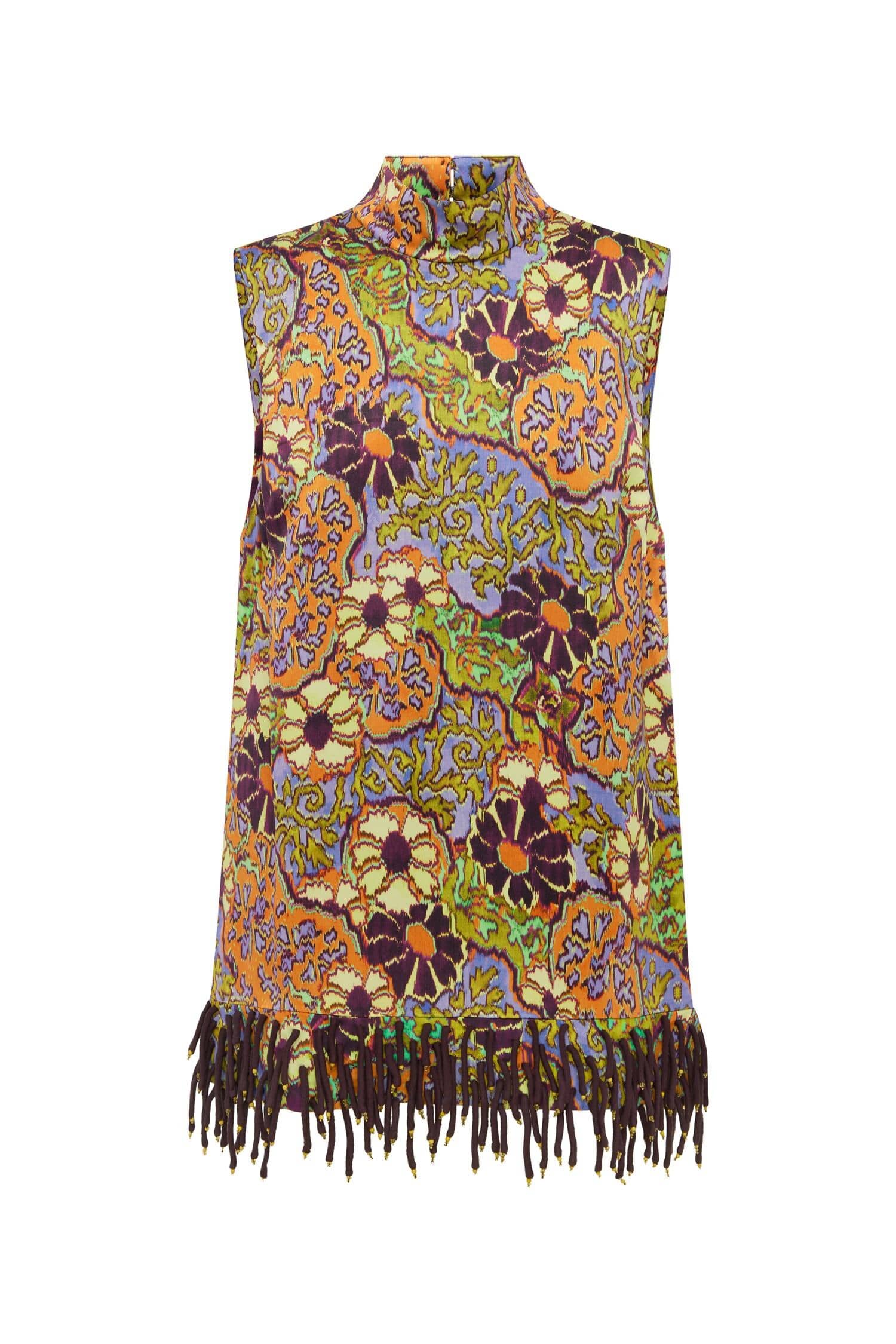 Alemais Joanna Top  Sustainable Tops with Alémais print -  Luxury Handbags Australian Designer
