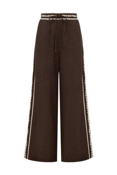 Alemais Lori Pant  Sustainable Pants with Alémais print -  Luxury Handbags Australian Designer