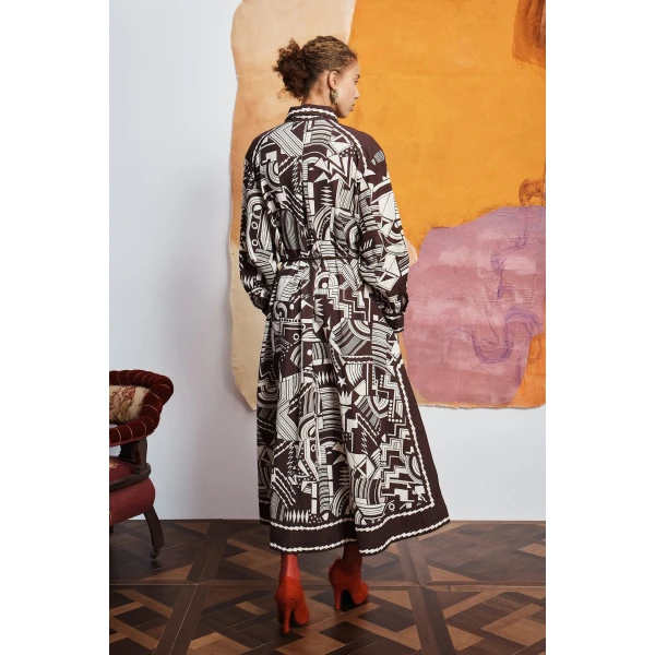 Alemais Lori Shirtdress Dress, view 4