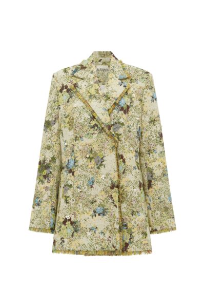 Alemais Whitney Blazer  Sustainable Jackets with Alémais print -  Luxury Handbags Australian Designer