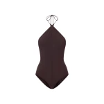 Alex-Perry-Cross-Tie-Halter-Bodysuit-in-Stretch-Mesh-Smoke49236_nobg Alex Perry Cross Tie Halter Bodysuit in Stretch Mesh, Smoke