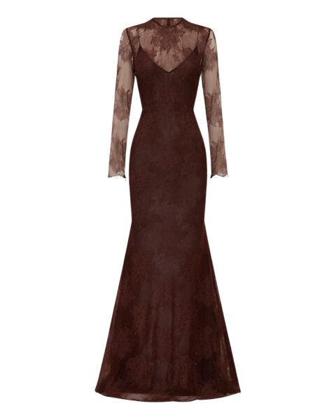 alex perry lace gown