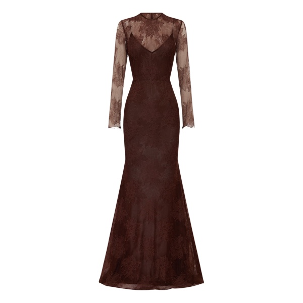 alex perry lace gown
