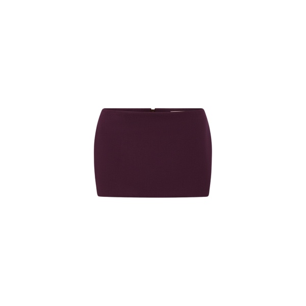 alex perry wool suiting skirt
